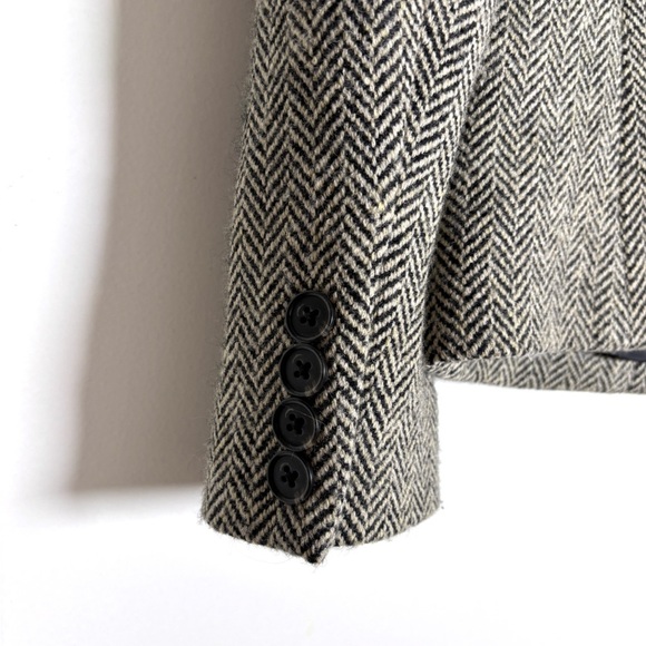 Polo by Ralph Lauren Herringbone Vintage Blazer size 6 - Picture 4 of 6